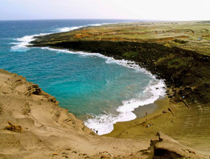 Papakolea Beach in Hawaii