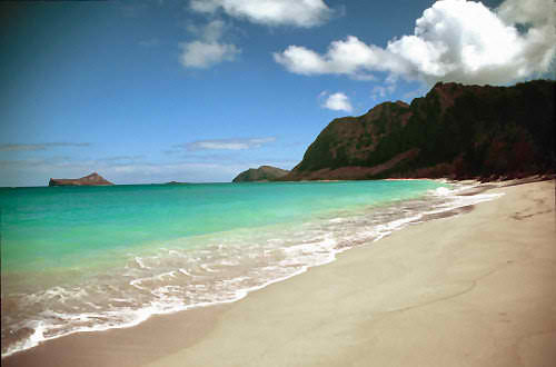 Waimanalo Beach in Oahu, Hawaii 2