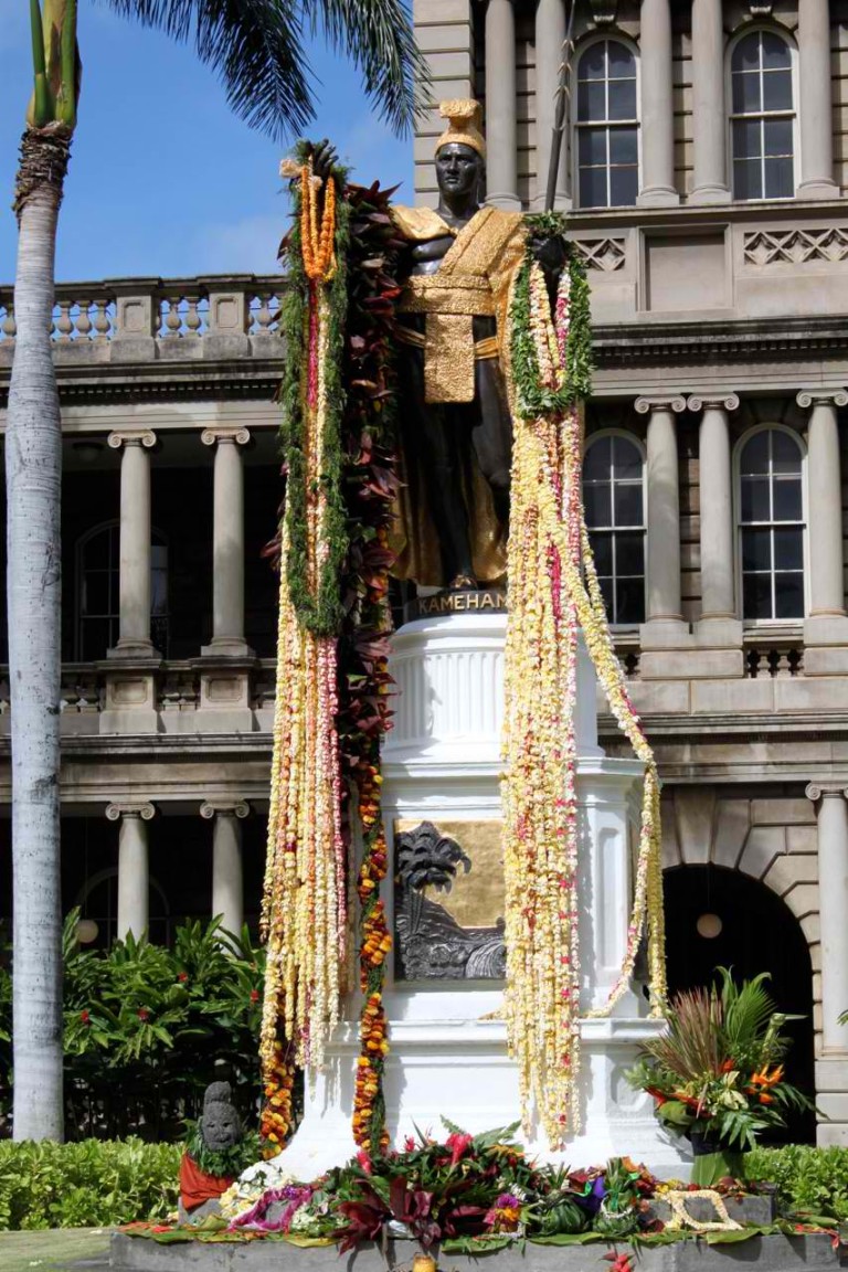 King Kamehameha the Great Statue One of the Most Popular Monuments in