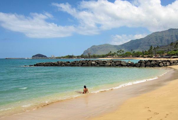 Pokai Bay Beach - Oahu, Hawaii