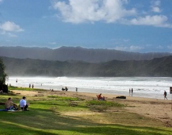 Waioli Beach Park - Hanelei Bay, Hawaii