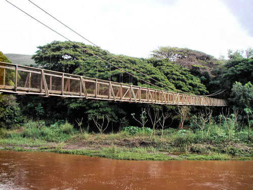 Waimea Swinging Bridge - Kauai, Hawaii