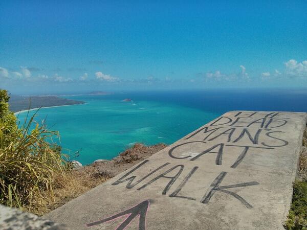 The Dead Man's Cat Walk - Kamehameha Ridge, Oahu, Hawaii