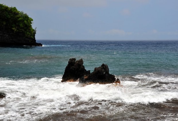 Twin Rocks at Onomea Bay, Hawaii