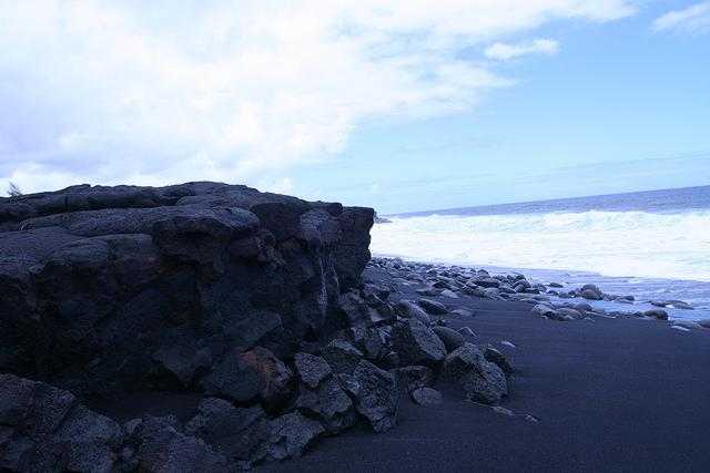 Kaimu Black Sand Beach - Kalapana, Hawaii