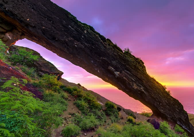 Koko Crater Arch - Oahu, Hawaii